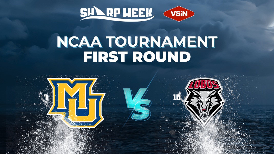 Marquette Golden Eagles vs. New Mexico Lobos in 2025 NCAA tournament.